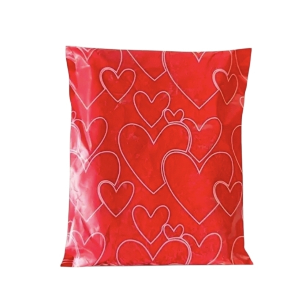 7"x10" Red Heart Poly mailers Pack of 25